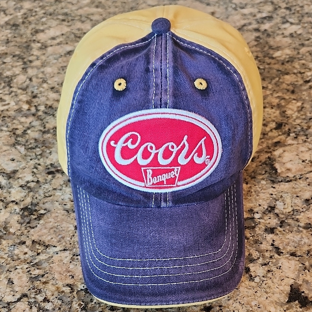 Coors Banquet‎ Blue and Yellow Hat